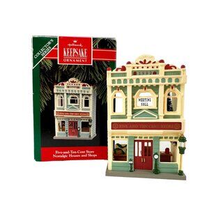 Vintage 1982 Hallmark Five and Ten Cent Store 9th In Nostalgic Houses and Shops